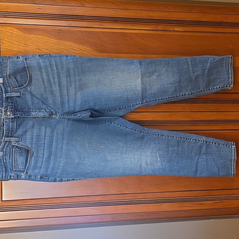 Plus Size Universal Thread Blue Skinny Jeans with Stretch Size 16/33R